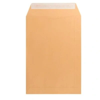 Imagen de Sobre liderpapel bolsa n.6 kraft cuarto prolongado 184x261mm tira de silicona caja 250 unidades
