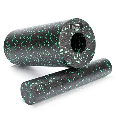 Imagen de Core Balance HIGH Density Roller EPP FOAM 2 IN 1 Muscle Massager Fitness/yoga, Talla: One Size, Teal