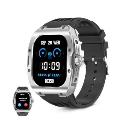 Imagen de KSIX Hero Reloj Inteligente Hombre Mujer con Llamadas y Notificaciones de APPs Smartwatch Deportivo Monitor Salud, 7 Días Autonomía, Resistente Compatible iPhone, Android