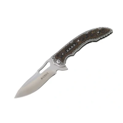 Imagen de COLUMBIA RIVER KNIFE &amp; TOOL Taschenmesser CRKT Fossil Navaja, Unisex Adulto, marrón, estándar
