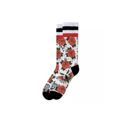 Imagen de American Socks Moth Mid High S/M Calcetines de deporte para hombre y mujer, Crossfit, Padel, Running, Ciclismo, Bici Skate.