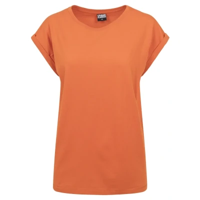 Imagen de Urban Classics Extended Shoulder Camiseta básica, Mujer, Talla: Large, Rustorange