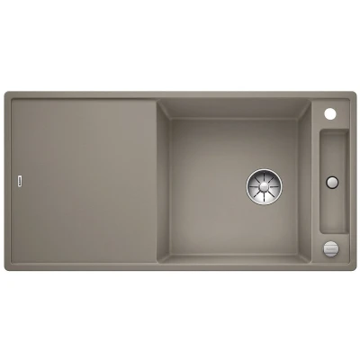 Imagen de Blanco 523517 Fregadero de Cocina Granito, Tartufo, 60 cm Unterschrank mit Glasschneidbrett