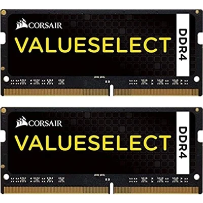 Imagen de Corsair Value Select SODIMM 16GB (2x8GB) DDR4 2133MHz C15 Memoria para Portátiles/Notebooks Negro