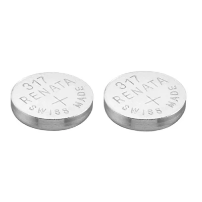 Imagen de Renata 2 x 317 reloj batería Suizo hizo plata óxido 1,5 v (SR516SW