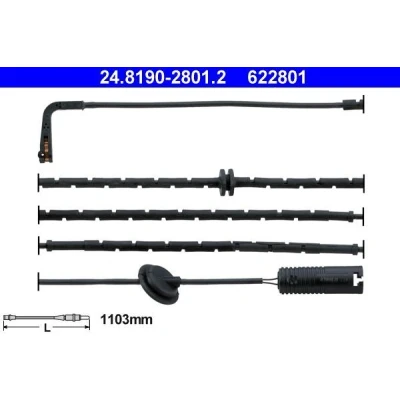 Imagen de ATE 24.8190 2801.2 Sensor de Desgaste Pastillas Frenos ROVER: 75, 75 Tourer