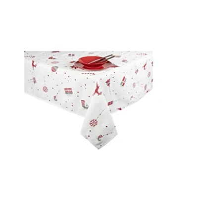 Imagen de Excelsa Mantel Rectangular Merry Christmas, 140 x 180 cm, algodón