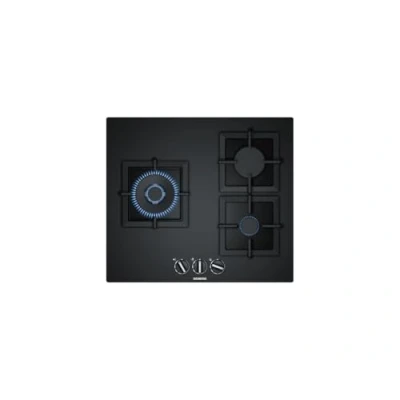 Imagen de Placa Gas Siemens EP6A6CB20, 3 zonas, natural, Negro