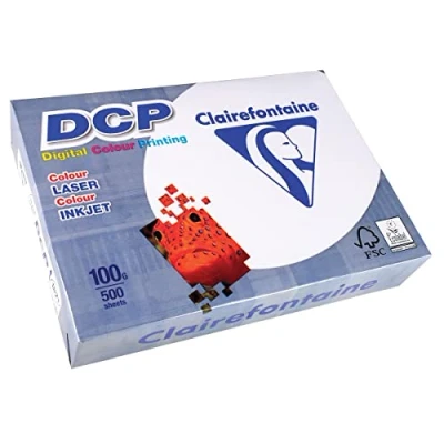 Imagen de Clairefontaine, 1821 DCP, Papel , A4, 100 gr, 500 hojas, Color Blanco