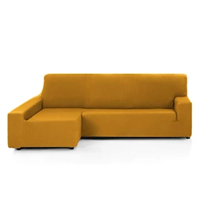 Imagen de Martina Home Tunez Funda chaise longue Brazo izquierdo Mostaza (visto de frente)