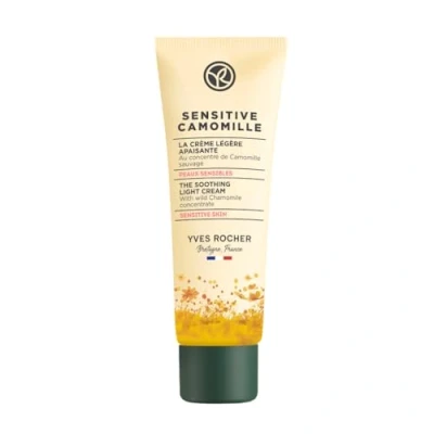 Imagen de Yves Rocher Crema Ligera Calmante para Pieles Sensibles Sensitive Camomile 50ml