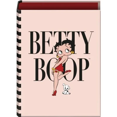 Imagen de Dohe Archivador 4 Anillas Capacidad 250 Hojas, Tamaño Folio (26,4x34 cm), Lomo 6 cm, 40 mm, Tapa Extradura, Material escolar Betty Boop Rosa
