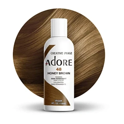 Imagen de Shining Tinte semipermanente para el cabello, marrón miel, 48, 118 ml