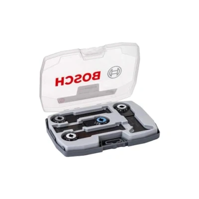 Imagen de Bosch Profesional Juego de cuchillas corte por inmersión (4 piezas, para madera y metal sin templar, Starlock Max, accesorios multicortadores)