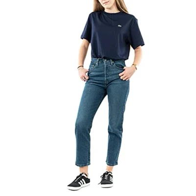 Imagen de Levi&#039;s 501 Crop Vaqueros, Salsa Charleston Outlastd, 26W / 26L Mujer
