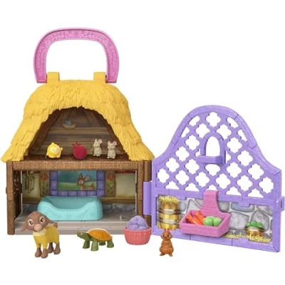 Imagen de Mattel Disney Wish El Poder de los Deseos, Set juego Star y Valentino la cabra Pack muñecos mini con accesorios, inspirado en película, juguete +3 años (HRH75)