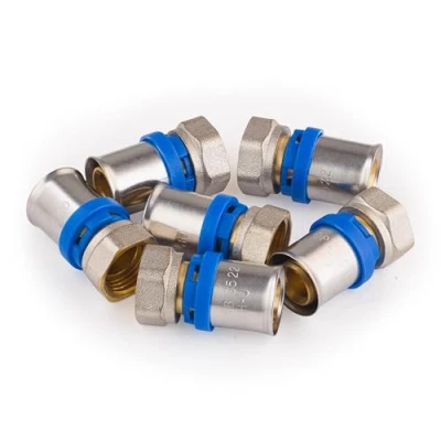 Imagen de Racor tuerca libre Hembra 1/2 multicapa prensar Ø20 x6 unidades QUICK PLOMBERIE
