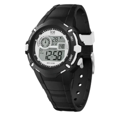 Imagen de ICE WATCH digit explorer Black white Reloj negro para Niño (Unisex) con Correa de silicona 023265 (Small)