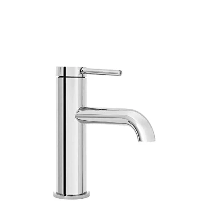Imagen de Rea SPOT Grifo de LAVABO BAJO CROMADO Mezclador baño latón monomando para lavado manos ajustable en frío y caliente (cromado)
