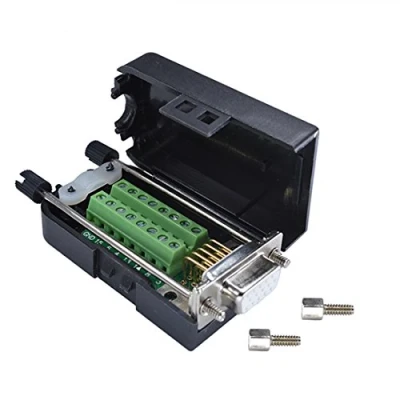 Imagen de Oiyagai Conector de Placa Terminales DIY Plástico con Carcasa Hembra D SUB DB15 VGA