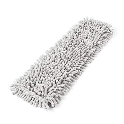 Imagen de Mery Recambio Mopa Microfibra Premium Atrapa Polvo Ecológico Universal Lavable Tejido Reforzado Gris Medidas: 45x15 cm