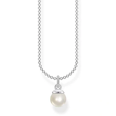 Imagen de Thomas Sabo Collares con Símbolo Plateado, Collar de Perla