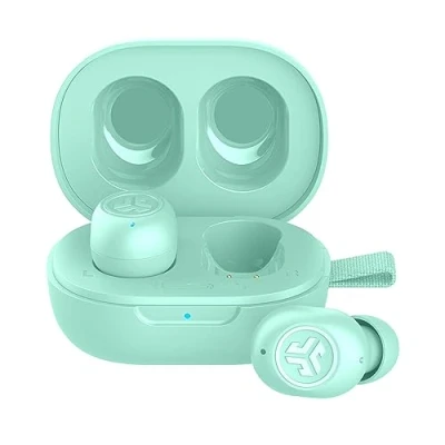 Imagen de JLab JBuds Mini Auriculares Inalambricos Bluetooth, True Wireless Earbuds 20+ Horas Rendimiento con Caja de Carga Audifonos Bluetooth Inalambricos, 3 Niveles EQ Personalizado, Menta Verde