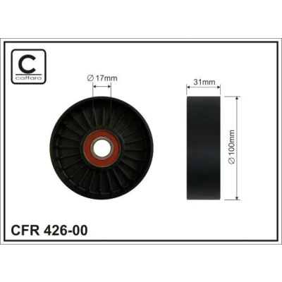 Imagen de Rodillo tensor, correa auxiliar CAFFARO 426 00