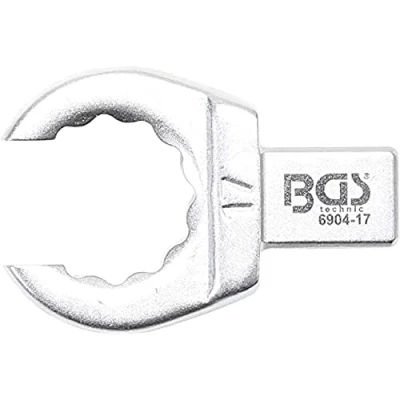 Imagen de BGS 6904 17 Llave de anillo insertable abierta mm Sujeción 9 x 12