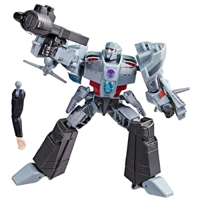 Imagen de Transformers Juguetes EarthSpark Figura Megatron Deluxe Class Juguete Robot de 12,5 cm A Partir 6 años
