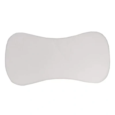 Imagen de Babyline Almohada bebé Piqué Premium, Ayuda a Prevenir y Tratar la Plagiocefalia, Hipoalergénica, Transpirable Desenfundable (2 Fundas Incluidas) (Piqué Blanco)