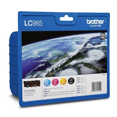 Imagen de Brother lc 985 value pack cyan magenta yellow blac LC985VP