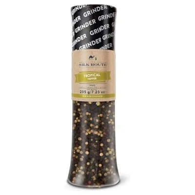 Imagen de Molinillo Gigante con Mezcla de Pimienta Tropical Rainbow Silk Route Spice Company