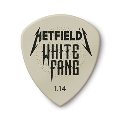 Imagen de JIM DUNLOP Púas Ultex Hetfield&#039;s White Fang 1,14mm Saco de 4, Blanco