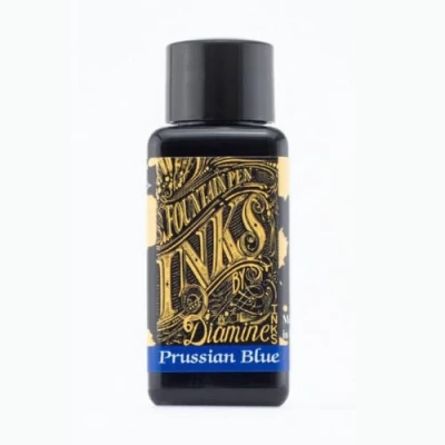 Imagen de DIAMINE Botella de tinta clásica para pluma estilográfica, 30 ml, color Preußisches Blau