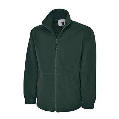 Imagen de Chaqueta de forro polar con cremallera, Hombre, color verde oscuro, tamaño XXXX Large