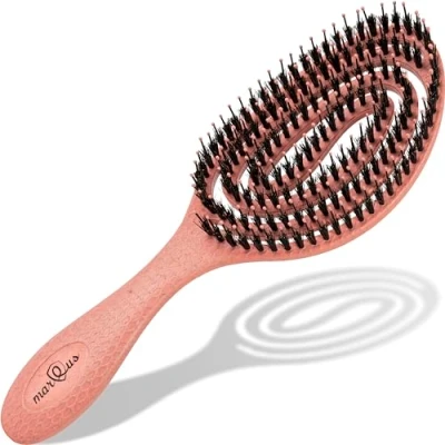 Imagen de MarQus cepillo cerdas jabali pelo desenredante para todo tipo de cabello con aún más antitirones