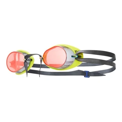 Imagen de TYR Rockets 2.0 Espejo Gafas de natación, Unisex Adulto, Rojo/Amarillo Fluo/Negro