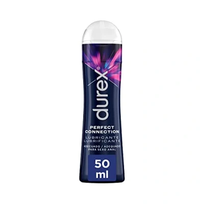Imagen de Durex Perfect Connection Lubricante de Base Silicona, Lubricación Duradera, Adecuado también para Sexo Anal, 50 ml