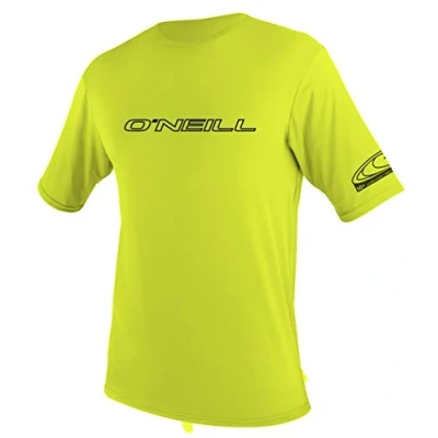 Imagen de O&#039;NEILL Basic Skins S/S Rash tee Chaleco Vest, Lima, Medium para Hombre