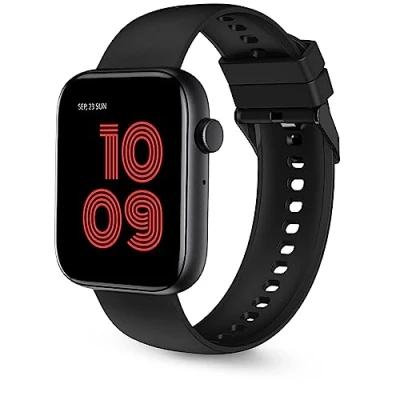 Imagen de SPC Smartee Talk Smartwatch Reloj Inteligente Hombre Mujer con Llamadas Bluetooth, Gran Pantalla 1,8, +100 Modos Deportivos, IP68, frecuencia Cardiaca, Monitor sueño, Android e iOS Negro
