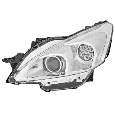 Imagen de VALEO ORIGINAL PART 046870 Faros izquierda con luz de curva dinámica para circulación por la derecha sin unidad control xenón