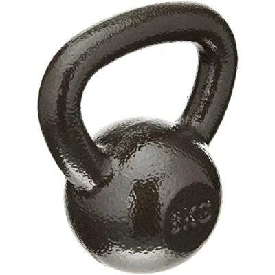 Imagen de Amazon Basics Pesa rusa de hierro fundido, 8 kg, Negro