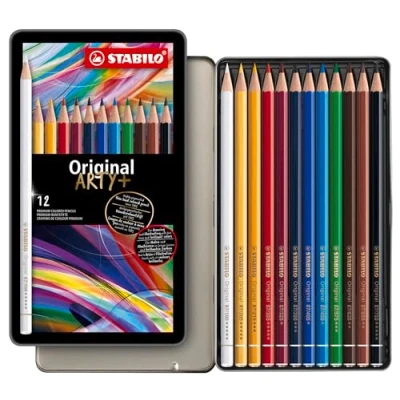 Imagen de Lápiz de color STABILO Original Estuche metal con 12 colores