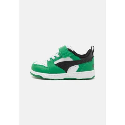 Imagen de Puma Caven 2.0 Block Unisex Zapatillas para niños, Talla: 32, Green moon/maple syrup/white Zapatos
