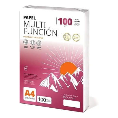 Imagen de folios a4 100gr 100 hojas, Papel Multiusos Para Impresora, Impresoras Láser y de Inyección, Fotocopiadora, uso Oficina, Material Escolar, Paquete Ofituria (100gr, 100h)