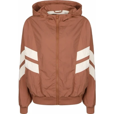 Imagen de Urban Classics Crinkle Batwing Chaqueta de entrenamiento, Mujer, Talla: XS, Terracotta whitesand