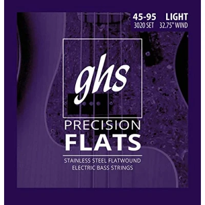 Imagen de GHS 3020 L Precision flatwound Short Scale Light String