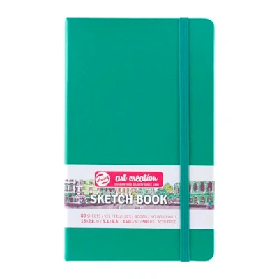 Imagen de Talens Art Creation Cuaderno de bocetos (80 hojas, 13 x 21 cm), color verde