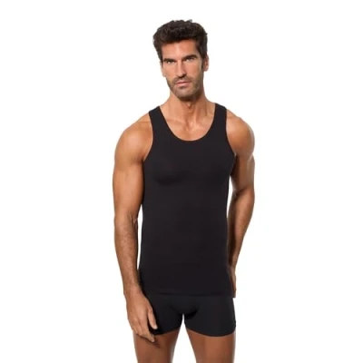 Imagen de Abanderado Camiseta de Tirantes con tecnología termorreguladora Regul&#039;activ Hombre x1, Negro, M